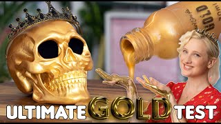 The Goldest Acrylic paint in the world? Goldest Gold Vs Matisse Vs Lumiere vs Born the Ultimate Test