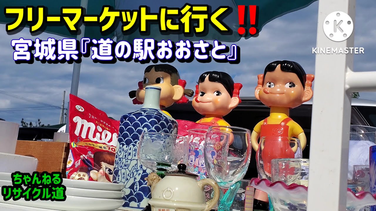 宮城県『道の駅おおさと』フリーマーケットに行く‼️