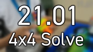 21.01  4x4 Solve and 25.96 Average!