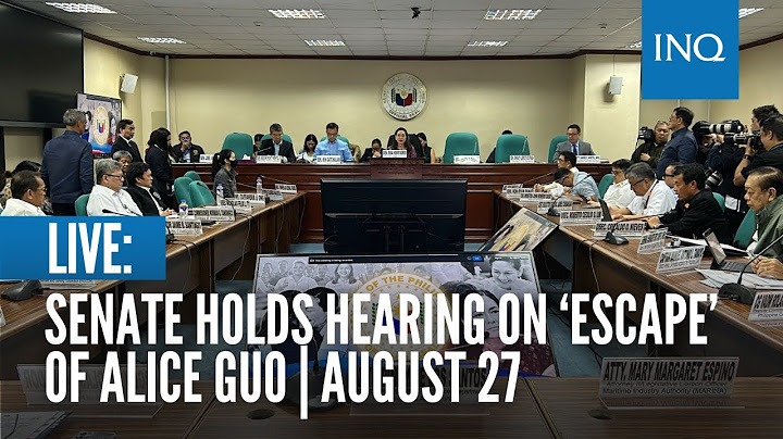 LIVE: Senate holds hearing on Alice Guo | August 27