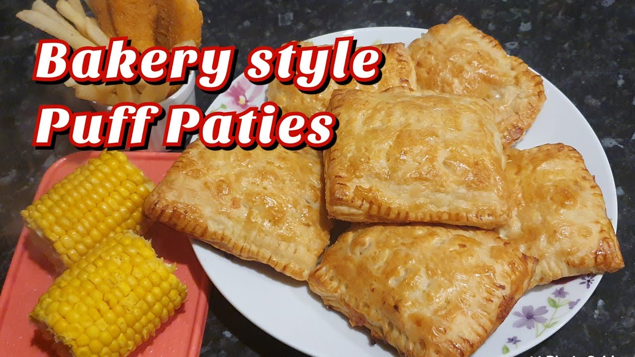 Chicken vegetable Puff Paties | How to make chicken vegetable puff ...