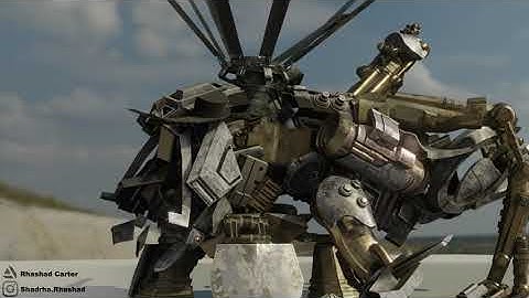 Transformer Animation: Dreadwasp (Blender Animation)