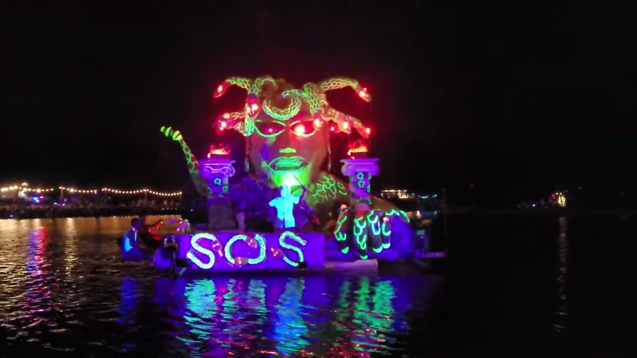Canoe Carnival 2022 Medusa Float