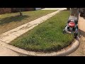 Tall grass mow for elderly neighbor | Another low mowing | bag as requested