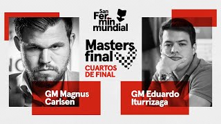 Magnus Carlsen vs Eduardo Iturrizaga│MATCH 1│SAN FERMIN MASTERS FINALS