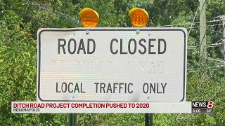 Ditch Road overpass project completion pushed back to January