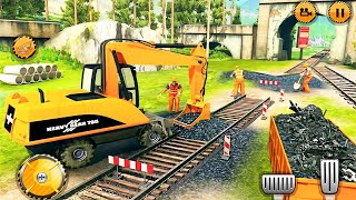 Indian Train Track Construction Train Games 2019 - Railroad Builder Simulation Android GamePlay #17 screenshot 5