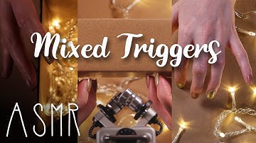 ASMR 1 HOUR mixed cardboard triggers (🎧 no talking | tapping, scratching & fingertips)