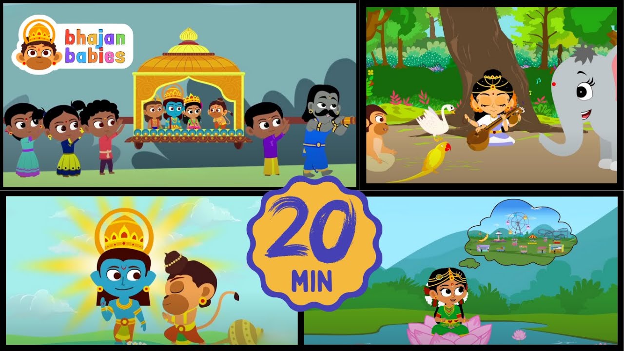 Diwali Magic 🪔 Rama’s Triumph & Lakshmi’s Blessings! Bhajan Babies Diwali Compilation