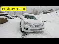 Heavy snowfall ride manali to kothi  solang valley