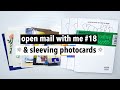 ☼ open mail with me #18 ☀︎ &amp; sleeving photocards ☼