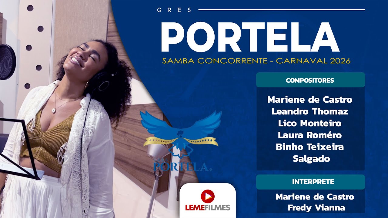 Portela 2026 - Samba Concorrente de Mariene de Castro, Leandro Thomaz e Parceiros
