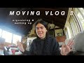 Organizing decorating  early days apartment tour moving vlog 3