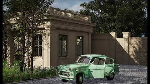 Unreal Engine 5.2 - Exterior by Procedural Content Generation (PCG)|Lumen