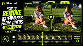 How to Remove Watermarks from Videos with AI | Glima AI Video Watermark Remover screenshot 3