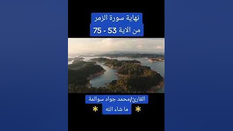 سورة الزمر 53-75: القارئ / محمد جواد سوالمة