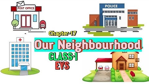 Our Neighbourhood Class 1 EVS- (Looking Around) Chapter-17 fully solved exercise @NCERTTHEMIND