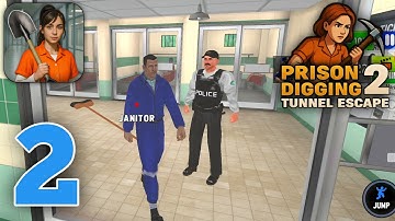 Prison Digging Tunnel Escape 2 - Gameplay Walkthrough Part 2 (iOS, Android)