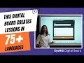 Generate lesson content in 75 languages eyeris digital board  nep compliant  ai powered