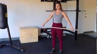 PVC Snatch Deadlift