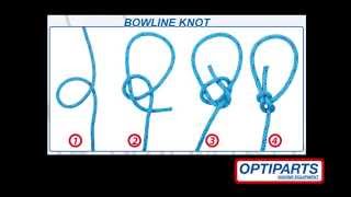 Bowline Knot, How To Tie A Bowline Knot, Optimist Dinghy Sailing Knots Instructions By Optiparts