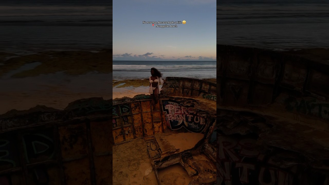 Nunggalan: the kind of beach that makes you forget the world.