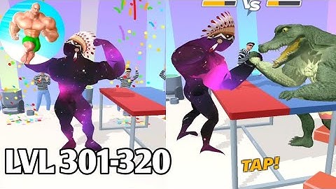 Muscle Rush  | Level 301-320 Gameplay Walkthrough Part 16 (Android, iOS)