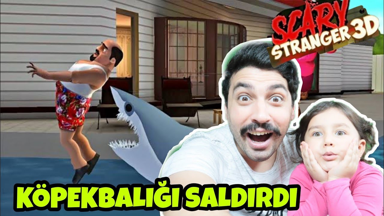 SCARY TEACHERIN KOCİŞİNE KÖPEKBALIĞI SALDIRDI! | SCARY STRANGER 3D