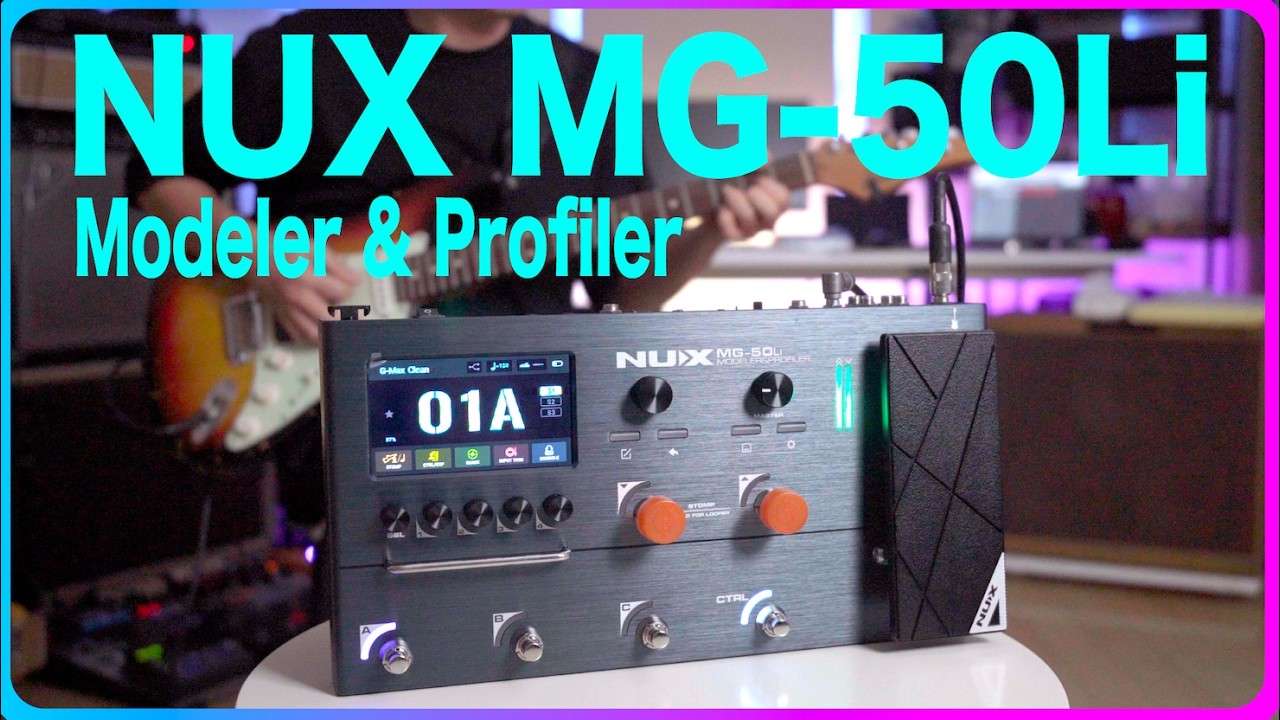 NUX MG-50Li Modeler & Profiler お手頃価格でハイエンド機と張り