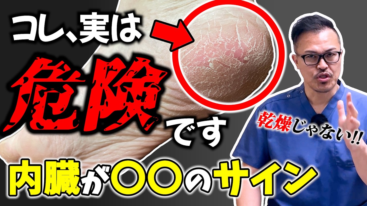 【たった10秒】かかとのガサガサ＝乾燥ではない！！9割が知らないズボラ筋肉と踵の関係と超簡単10秒セルフケア(内臓疲労・薄毛・自律神経・肥満)