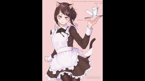 😏Anime girls in maid outfit😏