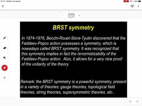 Simetria BRST e Renormalização Algébrica: vídeo 19