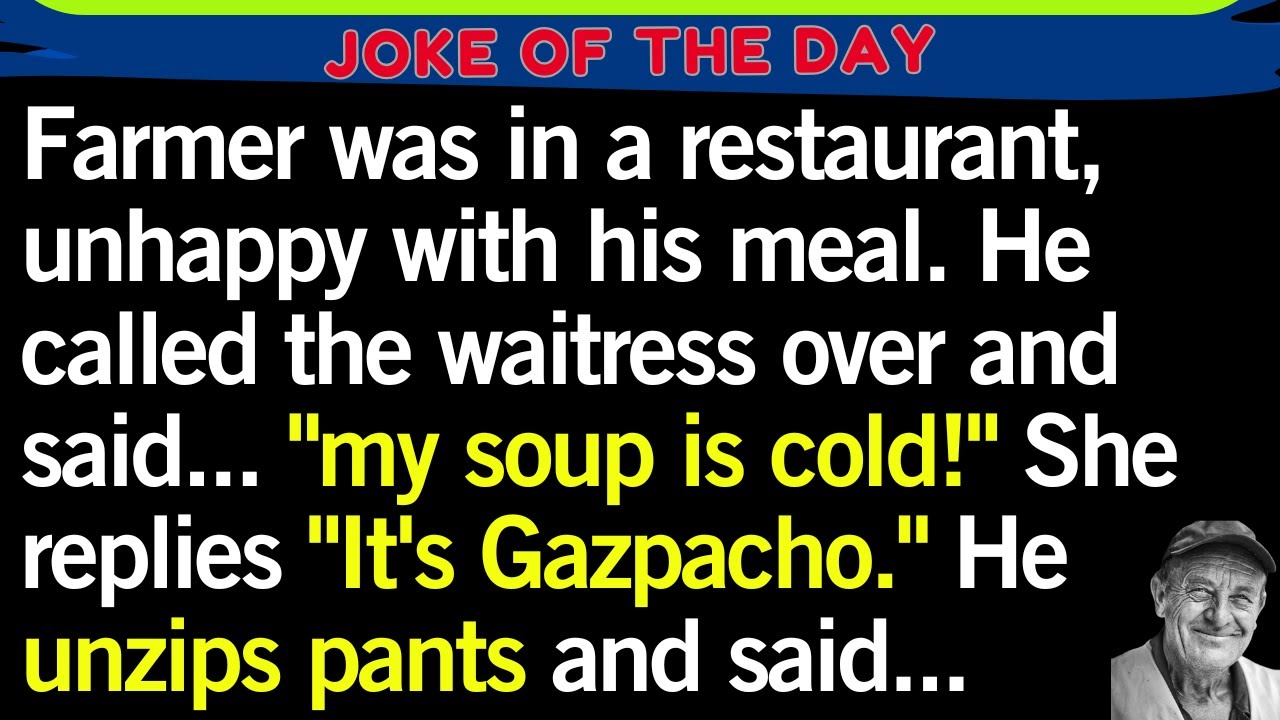 Best Joke of the Day 🍲 Waiter & the Cold Soup. Funny Jokes!