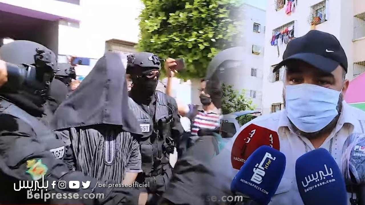 بعد اعتقال خلية ارهابية بتمارة.اخ احد المشتبهين بهم:خويا كيكمي الحشيش وفايت مشدود وحنا كنرفضو التطرف