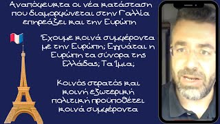 Γιώργος Φίλης, πώς επηρεάζει την Ευρώπη και την χώρα μας μια πολιτική αστάθεια στην Γαλλία