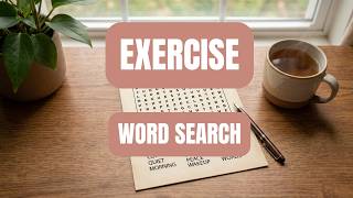Word Search Puzzle Solve | Exercise 🏋️‍♀️