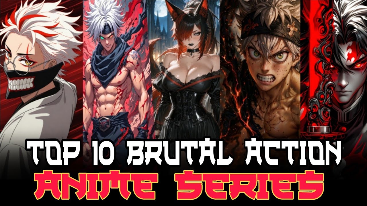 TOP🔥10 BRUTAL ACTION ANIME HINDI DUBBED 🔥 MUST WATCH!