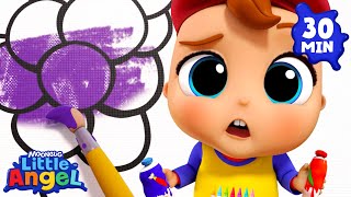 learning color magic little angel best animal videos kids