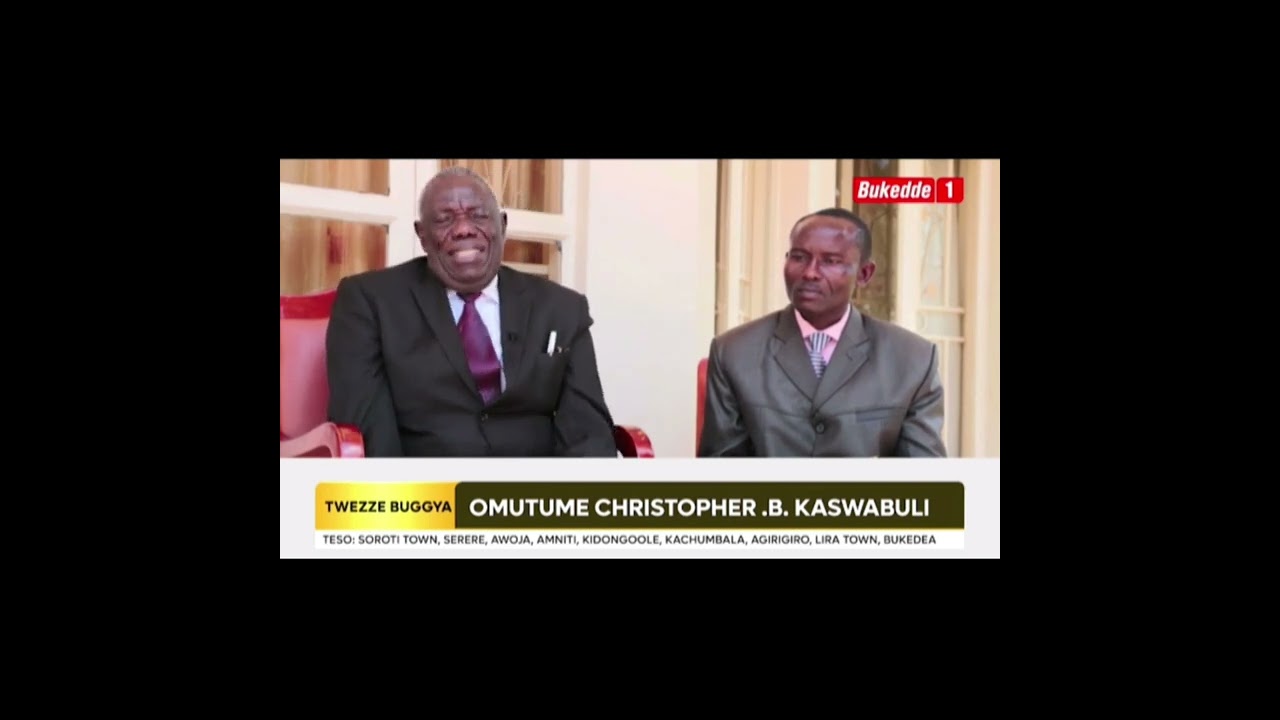 OMUBUULIZI WE'ENGIRI YA ISA MASIYA  C.BESWERI KASWABULI ON BUKKEDE TV 1.        22-10-2023