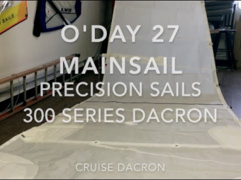 New O'Day 27 Mainsail - Precision Sails 300 Series Dacron