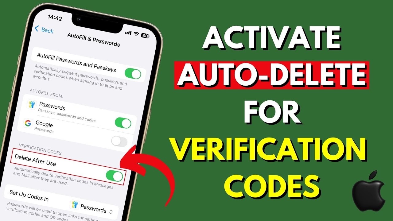 How to Activate Automatic Deletion of Verification Codes on iPhone ...