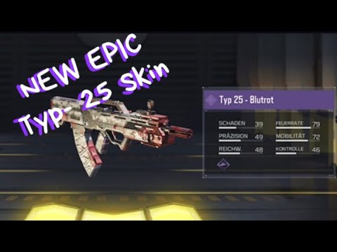 *NEU* FREE Epic TYP-25 BLUTROT- Skin (COD Mobile)