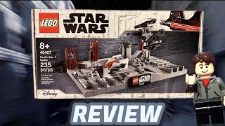 lego star wars 40407 death star II battle set review