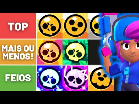 Ranqueando Todas as Novas Skins do Brawl Stars [Mistério no QG] 