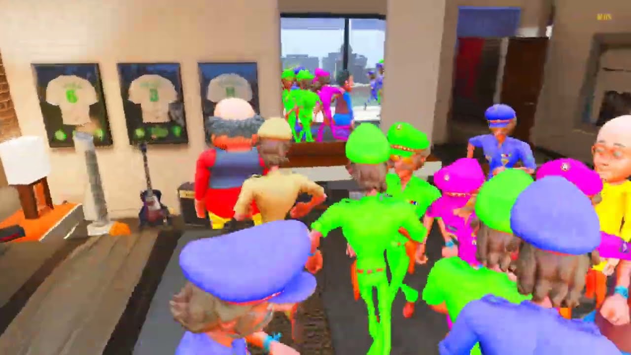 Motu Patlu And Chingam Sir Escape From 10000 chingam sir In Hide And Seek John The Don In Gta V