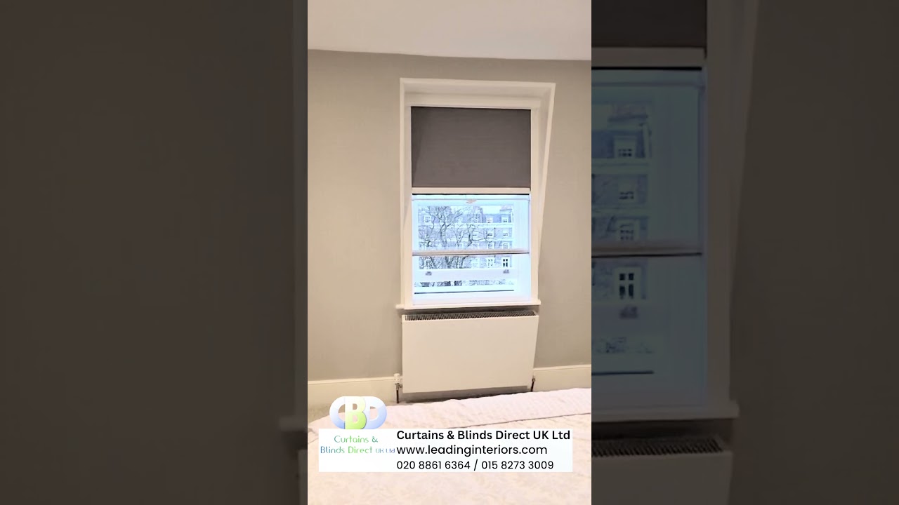 Motorized roller blind | www.leadinginteriors.com Hertfordshire Berkshire Surrey Greater London Warw