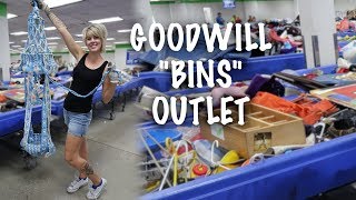 Digging Through the Goodwill "Bins" Outlet | Thrift with Us | Reselling