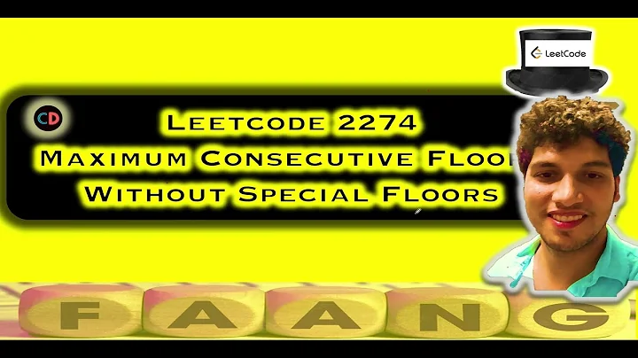 Maximum Consecutive Floors Without Special Floors | Leetcode 2274 |Two Pointer | Live coding session
