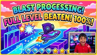 💥 BLAST PROCESSING ! I finally beat FULL level!🤯 (Geometry Dash)
