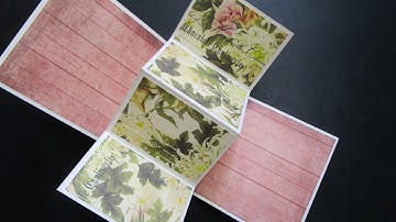 Twist and Pop Up Card Tutorial | Scrapbook Pages Ideas | Cards/Element for scrapbook